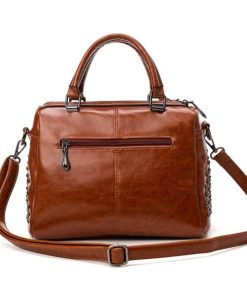 Messenger Bag,Leather Fashion,Ladies Soft Leather Fashion All-match Messenger Bag
