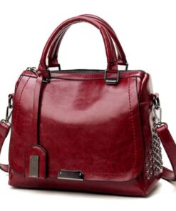 Messenger Bag,Leather Fashion,Ladies Soft Leather Fashion All-match Messenger Bag