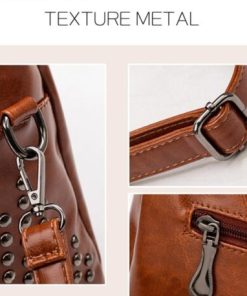 Messenger Bag,Leather Fashion,Ladies Soft Leather Fashion All-match Messenger Bag