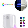 8-Colors Motion Sensor LED Toilet Night Light