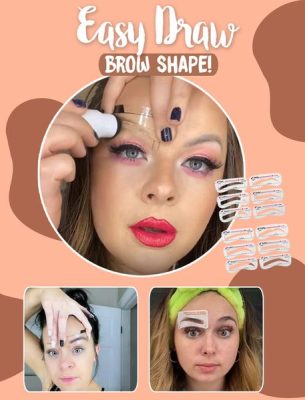 QuickStep Eyebrow Stamp and Shaping Kit,Eyebrow Stamp,Shaping Kit