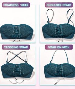 Lace Strapless Drawstring Pretty Bandeau,Lace Strapless,Drawstring Pretty Bandeau,Pretty Bandeau,Drawstring Pretty