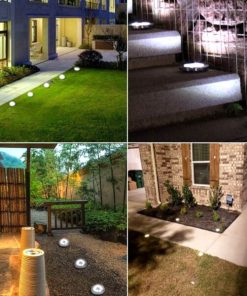 LED Disk Light,Solar Powered LED Disk Light,Disk Light,Waterproof Solar,LED Disk