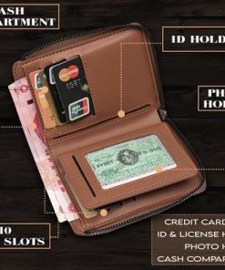 Large Capacity Waterproof RFID Blocking Leather Wallet,RFID Blocking Leather Wallet,Blocking Leather Wallet,Leather Wallet,Large Capacity