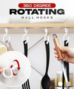 360 Degree Rotating Wall Hooks
