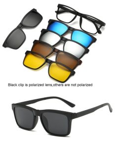 Magnetic Sunglasses,5 Lens,Lens Magnetic,Sunglasses