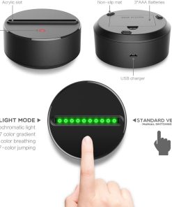 Cat Night Light Lamp,Night Light Lamp,Light Lamp,3D Night Lamp,Cat Night Light