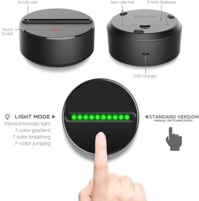 Cat Night Light Lamp,Night Light Lamp,Light Lamp,3D Night Lamp,Cat Night Light