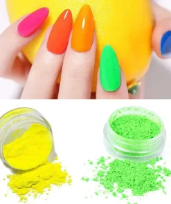 Nail Glitter Powder,Fluorescent Nail Polish,Nail Glitter,Glitter Powder,Nail Polish,Fluorescent Nail