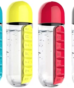 Water Bottle,Pill Boxes,pill organizer