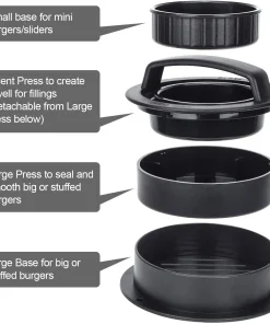 Burger Maker Press,Burger Maker,Maker Press,stuffed burgers press,burgers press