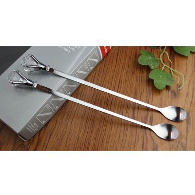 Diamond Spoon,Long Handled,Long Handle Spoon,Handle Spoon,Diamond Style