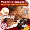 Magnetic Man Charm Masculinity Leather Bracelet,Leather Bracelet,Magnetic Man Charm Masculinity,Masculinity Leather Bracelet,Magnetic Man Charm