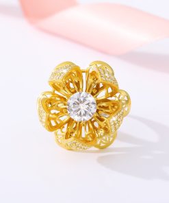 Flower Cocktail Ring,Cocktail Ring,Flower Cocktail,Blooming Flower