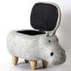 Hippo Stool,Pouf Poire Taburetes,Pouf Poire,Storage Box,Wood Stools