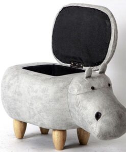 Hippo Stool,Pouf Poire Taburetes,Pouf Poire,Storage Box,Wood Stools