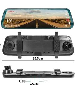 Front and Back Dashcam,Front and Back,Back Dashcam,Rearview Mirror,Front and Back Dashcam Rearview Mirror