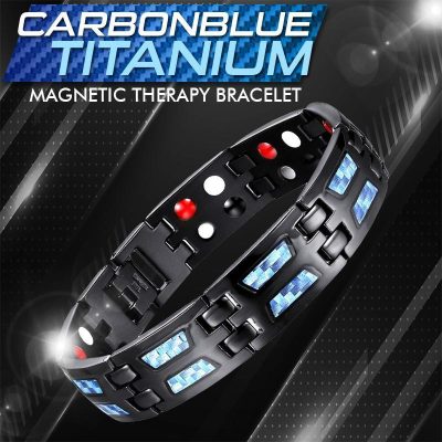 CarbonBlue Titanium Magnetic Therapy Bracelet,Titanium Magnetic Therapy Bracelet,Magnetic Therapy Bracelet,Therapy Bracelet,Magnetic Therapy