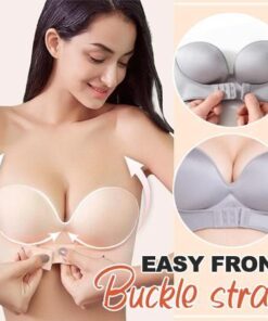 Strapless Front Buckle Lift Bra