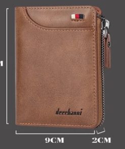 Large Capacity Waterproof RFID Blocking Leather Wallet,RFID Blocking Leather Wallet,Blocking Leather Wallet,Leather Wallet,Large Capacity