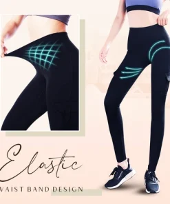 Multi Pockets Stretchy Yoga Pants,Stretchy Yoga Pants,Yoga Pants