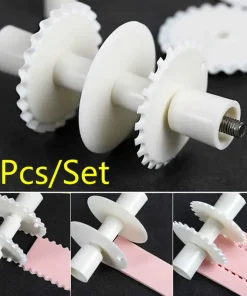 Rolling Cutter,Cutter Set,Fondant Ribbon,Fondant Ribbon Rolling Cutter Set