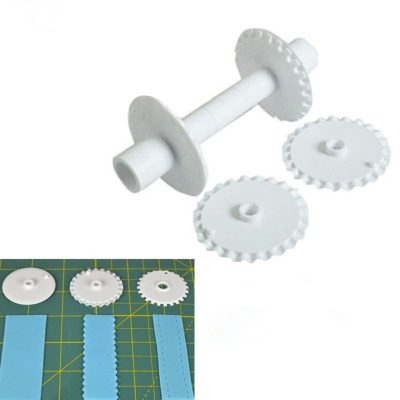 Rolling Cutter,Cutter Set,Fondant Ribbon,Fondant Ribbon Rolling Cutter Set