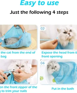 Mesh Cat Bathing Bag,cat bathing bag,cat bathing,bathing bag,Mesh Bag