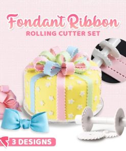 Rolling Cutter,Cutter Set,Fondant Ribbon,Fondant Ribbon Rolling Cutter Set