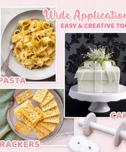 Rolling Cutter,Cutter Set,Fondant Ribbon,Fondant Ribbon Rolling Cutter Set