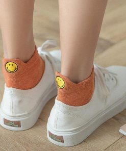 Heel Socks,Cute Smiling Heel Socks