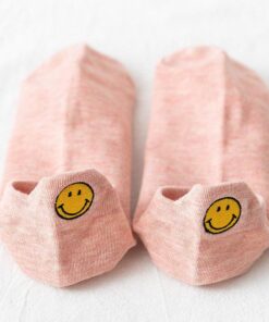 Heel Socks,Cute Smiling Heel Socks