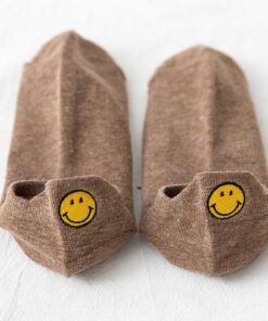 Heel Socks,Cute Smiling Heel Socks