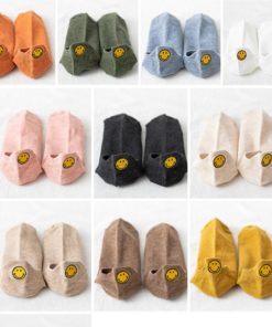 Heel Socks,Cute Smiling Heel Socks