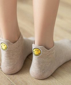 Heel Socks,Cute Smiling Heel Socks