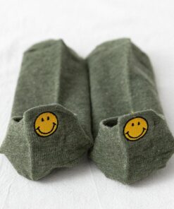 Heel Socks,Cute Smiling Heel Socks
