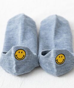 Heel Socks,Cute Smiling Heel Socks