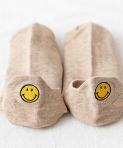 Heel Socks,Cute Smiling Heel Socks