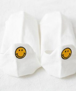 Heel Socks,Cute Smiling Heel Socks
