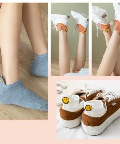 Heel Socks,Cute Smiling Heel Socks