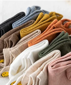 Heel Socks,Cute Smiling Heel Socks