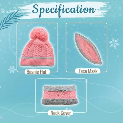 Fleece Lined Beanie,Lined Beanie,Fleece Lined,Fleece Lined Beanie with Warm Face Cover,Face Cover