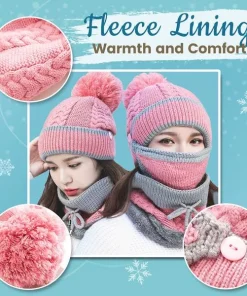 Fleece Lined Beanie,Lined Beanie,Fleece Lined,Fleece Lined Beanie with Warm Face Cover,Face Cover