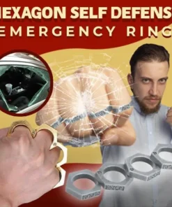 Hexagon Self Defense Emergency Ring