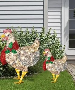 Light-Up Chicken,Light-Up Chicken with Scarf,Chicken with Scarf