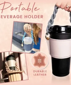 Luxury Leather Drinks Handled Sleeve Holder,Leather Drinks Handled Sleeve Holder,Drinks Handled Sleeve Holder,Sleeve Holder,Luxury Leather Drinks