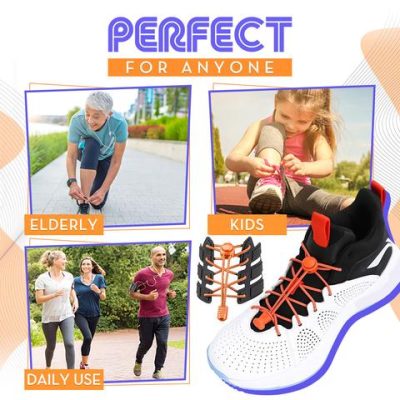 No Tie Stretching Lock Shoelaces,Lock Shoelaces,No Tie Stretching