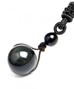 Obsidian Necklace,Crystal For Women