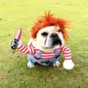 Chucky Dog Costume,Dog Costume,Chucky Dog,Halloween Deady Doll,Halloween