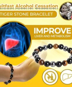 Quitfast Alcohol Cessation Tiger Stone Bracelet,Alcohol Cessation Tiger Stone Bracelet,Tiger Stone Bracelet,Alcohol Cessation Tiger Stone